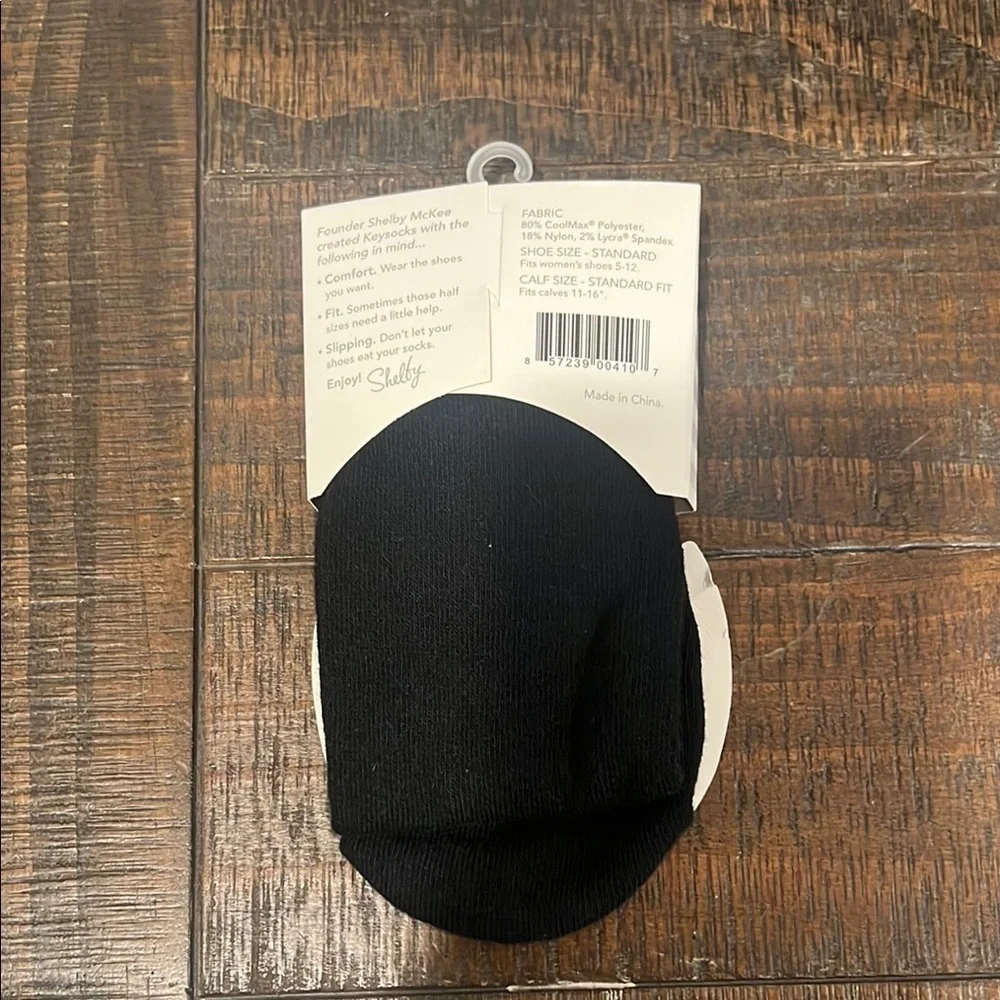 Brand new  Selby Black No-Show Socks